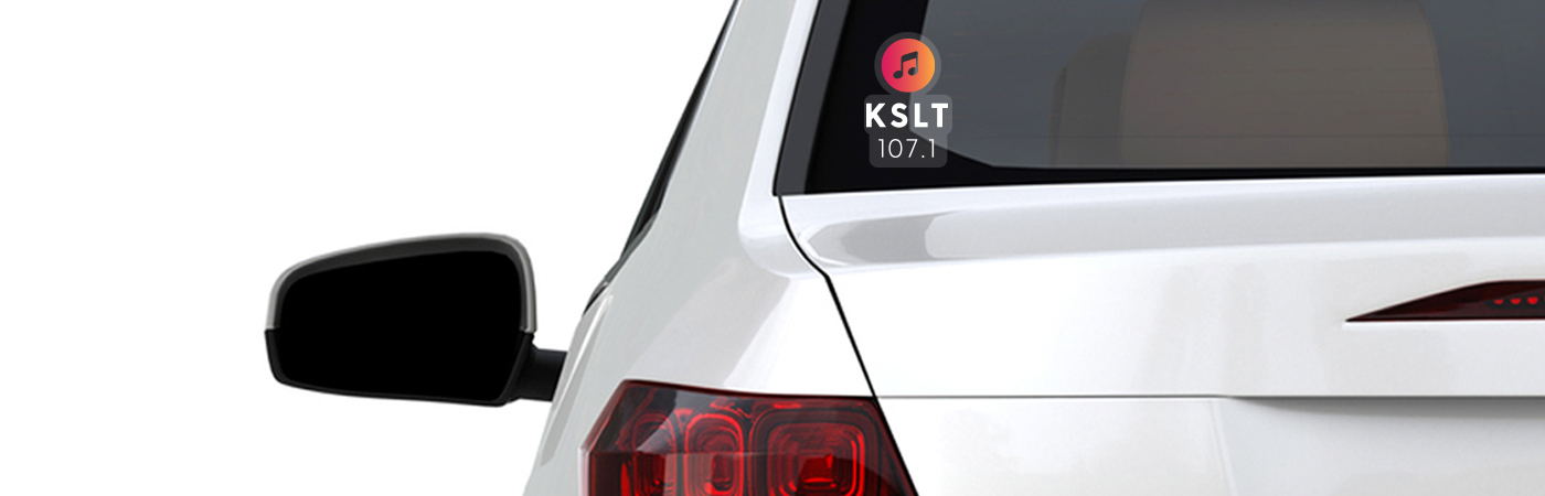 The car with the KSLT sticker