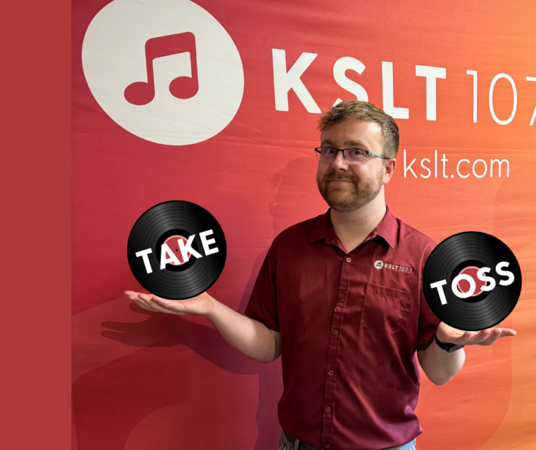Alan holding take it or toss it records