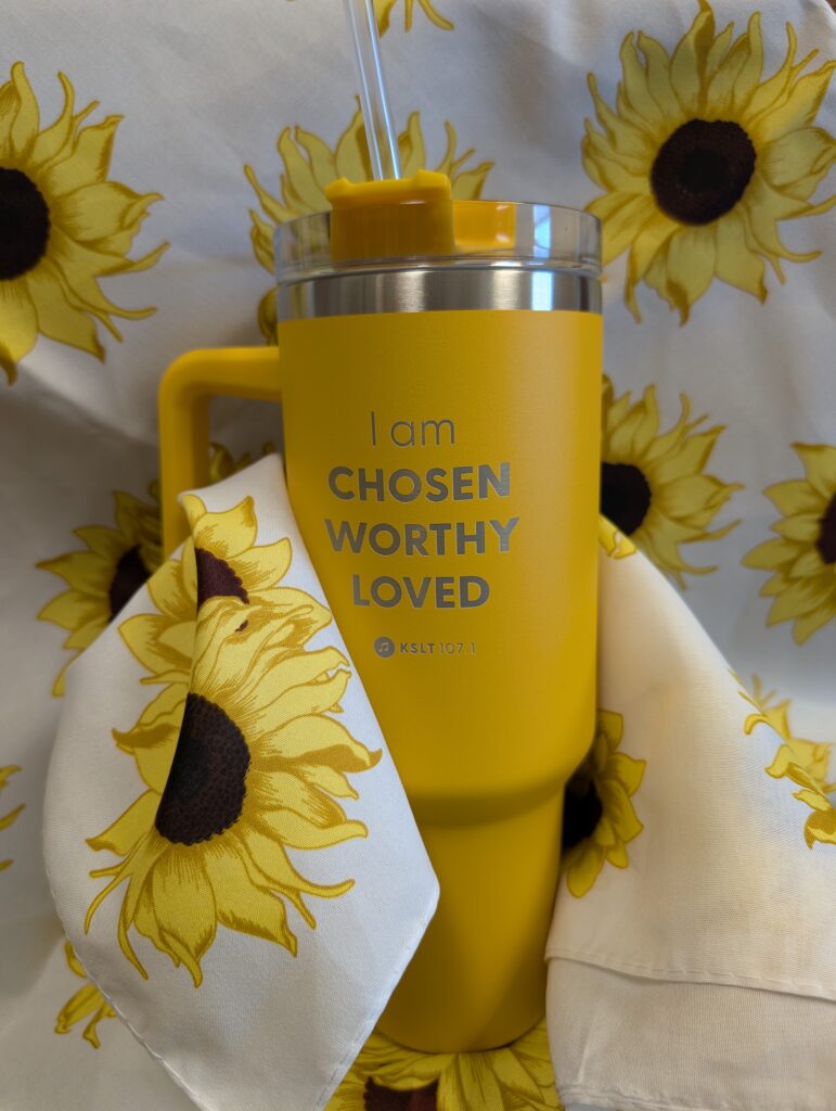 KSLT Team 40 mug - "I am chosen, worthy, loved."